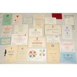 Welsh rugby union 1934-2010. A collection of ephemera comprising approx. one hundred items, the