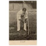 Henry Ridgen Butt. Sussex & England 1890-1912. Early original mono real photograph postcard of Butt,