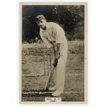 William John Abel. Surrey 1909-1926. Phillips ‘Pinnace’ premium issue cabinet size mono real