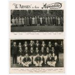 Australian tour to England 1938. Two mono real photograph postcards of the 1938 Australian touring