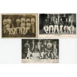 Nottinghamshire C.C.C. 1903-1907. Original early sepia real photograph postcard of the