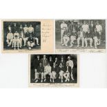 Middlesex team postcards 1903-1922. Five mono postcards of Middlesex teams, each with the players