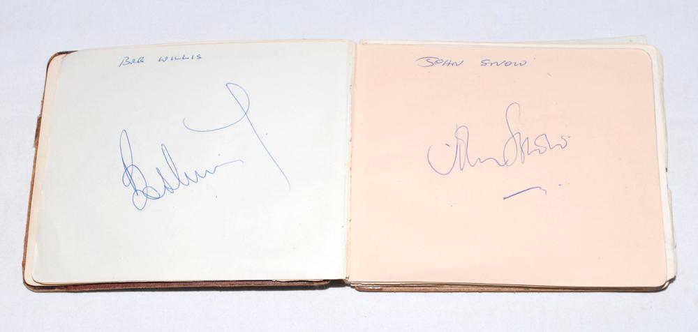 Cricket autograph albums. Two autograph albums comprising over 120 autographs of international - Image 3 of 4