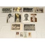 Team and player postcards 1902-1951. A selection of ten real photograph postcards. Teams are ‘Sussex