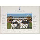 ‘England Test Squad 2004 v New Zealand and West Indies’. Official colour team photograph, fully