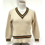 Ross Gerald Gregory, Victoria & Australia, 1933-1939. Australian Test long- sleeved sweater worn
