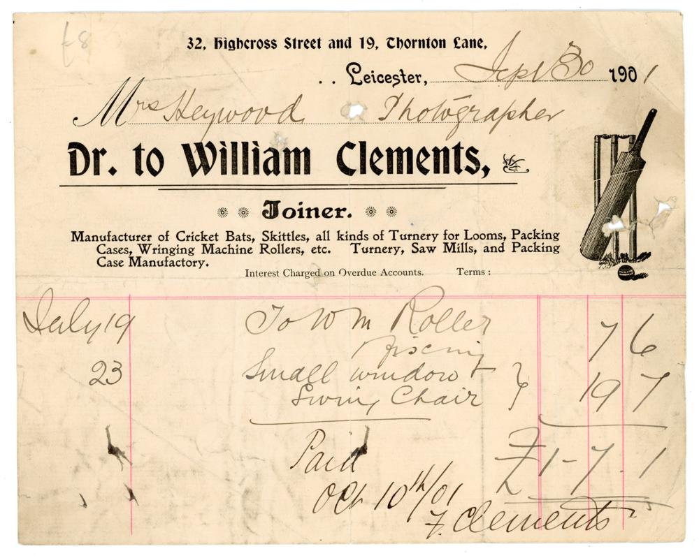 Cricket and sporting equipment catalogues and price lists 1881-1898. Six original catalogues. ‘A Few - Image 4 of 6