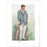 The Cricketers of Vanity Fair’. Excellent complete collection of sixty nine original colour