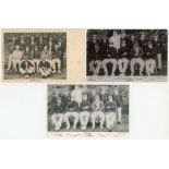Surrey team postcards 1902-1912. Five early mono postcards of Surrey teams, each with the players