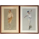 Vanity Fair prints. Two original chromolithographs, one of A.E. Stoddart, Middlesex & England, ‘A