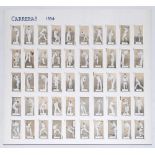 ‘A Series of Cricketers’ Carreras, London 1934. Full set of fifty cards, all with buff and white