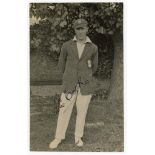 Thomas Edwin Reed ‘Tommy’ Cook. Sussex 1922-1937. Excellent original mono real photograph postcard