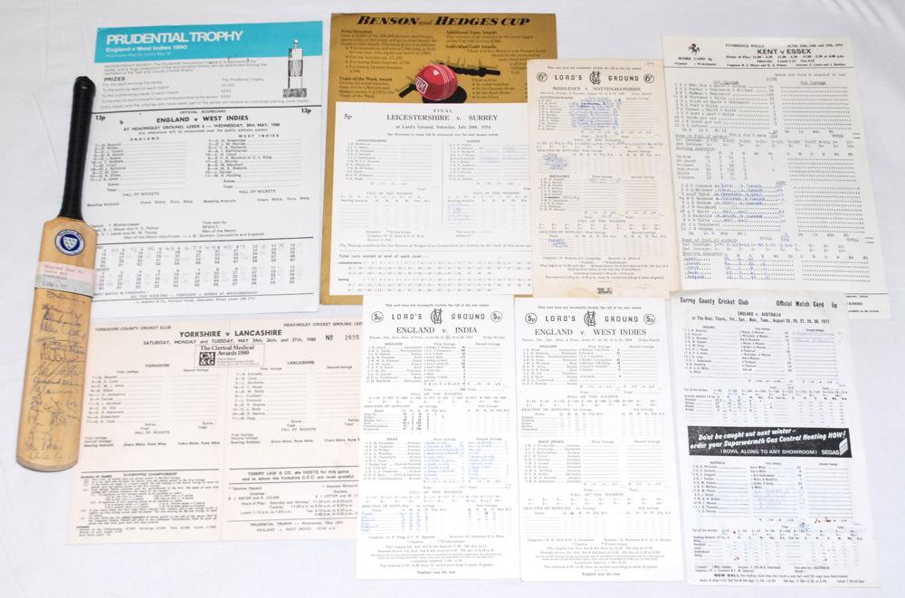 ‘England Tour of India 1981-82’ souvenir tour brochure published by D.R. Bhupathy, with facsimile - Image 2 of 3