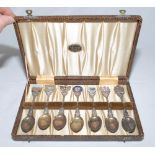 Alec Bedser. M.C.C. tour to Australia 1946/47. Set of seven silver metal (EPSN) teaspoons in