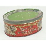 Australia tour of England 1926. An oval colour Thorne’s Super Extra Creme Toffee tin ‘A Souvenir