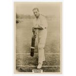 Herbert Sutcliffe. Yorkshire & England 1919-1945. Phillips ‘Pinnace’ premium issue cabinet size mono