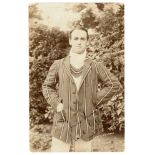 Frank Garfield Stephens. Warwickshire 1907-1912. Original early sepia real photograph postcard of