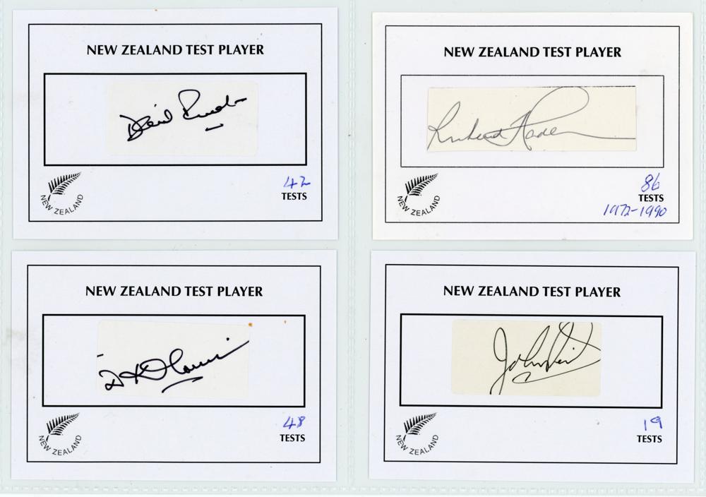 New Zealand 1930s onwards. Black file comprising a good selection of ninety signatures in ink or - Image 4 of 4