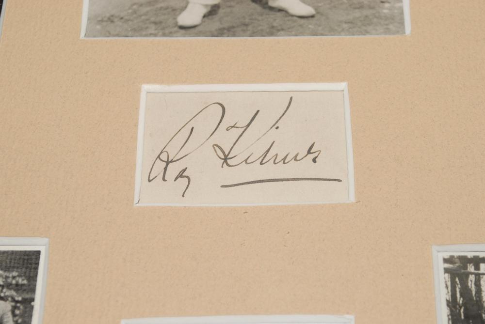Yorkshire C.C.C. Legends’ 1920s/ 1930s. Three signatures in ink of Yorkshire players Arthur Dolphin, - Image 3 of 4