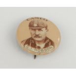 Charles Robson. Midddlesex & Hampshire 1881-1906. Rare Cameo Cigarette picture pin badge/button of