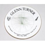 ‘Glenn Turner. 100th Hundred. Worcestershire v Warwickshire- Scored 311 not out 29th May 1982’. A