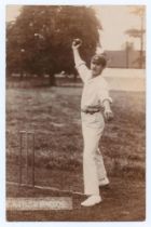 William John Fairservice. Kent 1902-1921. Early sepia real photograph postcard of Fairservice