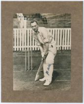 John Berry ‘Jack Hobbs. Surrey & England 1905-1934. Nice original mono press photograph of Hobbs