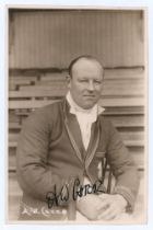 Arthur William Carr. Nottinghamshire & England 1910-1934. Early sepia real photograph postcard of