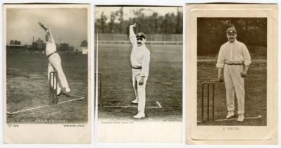 Schofield Haigh, Yorkshire & England 1895-1913. Three postcards of Haigh, two mono and one sepia,