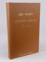 Wisden Cricketers’ Almanack 1883. Willows softback reprint (1988) in light brown hardback covers