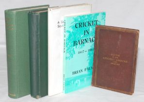 Club cricket histories 1867-1983. Four original hardback titles. ‘Guide to the Cricket Ground’,