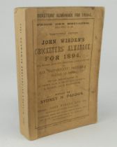 Wisden Cricketers’ Almanack 1894. 31st edition. Original wrappers. Replacement spine paper. Some