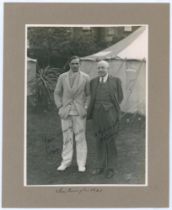 H.D.G. Leveson-Gower and George Kemp-Welch, Scarborough 1931. Original mono photograph of Leveson-