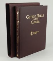 ‘Green Hills to the Gabba. The Story of Queensland Cricket’. Ian Diehm 2000. Limited edition