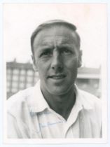 John Thomas Murray. Middlesex & England 1952-1975. Original mono press photograph of Murray, head