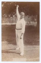 Arthur Fielder. Kent & England 1900-1914. Early sepia real photograph postcard of Fielder standing