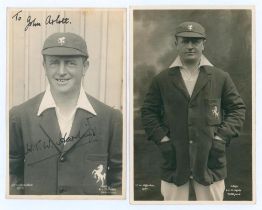 Harold Thomas William ‘Wally’ Hardinge. Kent & England 1902-1933. Two early sepia real photograph