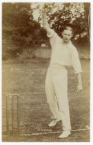 Neville Alexander Knox. Surrey & England 1904-1919. Early mono real photograph postcard of Knox