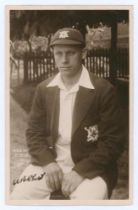 Arthur Bradley Wheat. Nottinghamshire 1927-1939. Early sepia real photograph postcard of Wheat