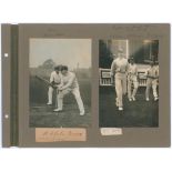 Bobby Abel (Surrey & England 1881-1904) and Tip Foster (Oxford University, Worcestershire &