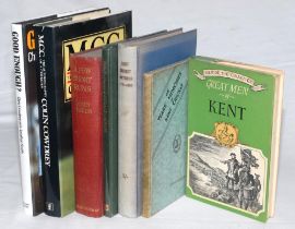 Kent cricket histories and biographies. Seven original hardback titles. ‘A Few Short Runs’, Lord