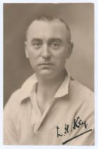 Laurence Henry Key. Somerset 1919-1922. Early sepia real photograph postcard of a studio portrait of