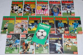 German football annuals. ‘Kicker Fussball Almanach’. Copress Sport, Munich. Sixteen softback