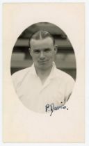 Charles Percival ‘Percy’ Davis. Northamptonshire 1935-1952. Mono real photograph postcard of