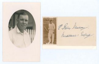 Elias Henry ‘Patsy’ Hendren. Middlesex & England 1907-1937. Original mono real photograph postcard