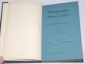 F.S. Ashley-Cooper, Nottinghamshire cricket. Three titles by Ashley-Cooper bound together in one