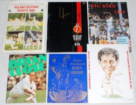 Signed and unsigned Benefit brochures 1950s-1980s. Six signed brochures including benefits for Brian