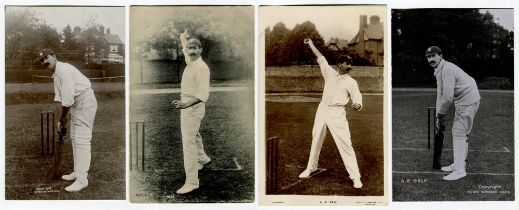 Albert Edward Relf. Sussex & England 1900-1921. Four postcards of Relf, one sepia, three mono, two