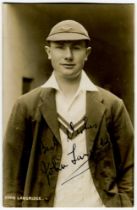 John Langridge. Sussex & England 1928-1955. Sepia real photograph postcard of Langridge, half