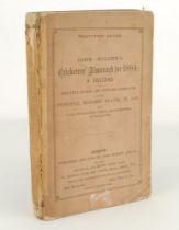 Wisden Cricketers’ Almanack 1884. 21st edition. Original paper wrappers, replacement spine. Some